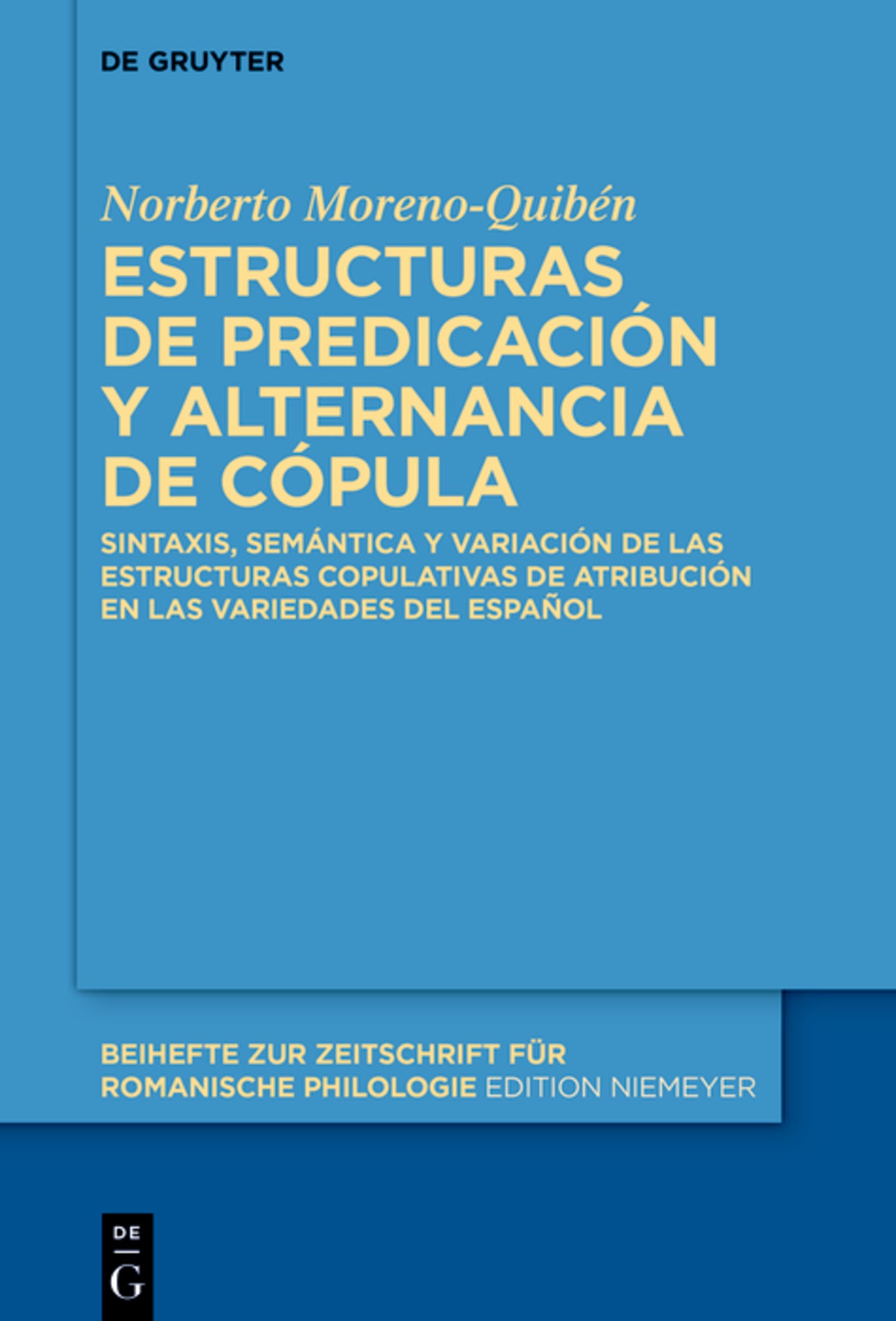 Estructuras de predicación y alternancia de cópula